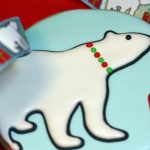 polar bear decorated cookie