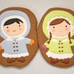 winter decorated cookies