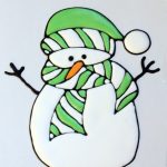 snowman royal icing transfer