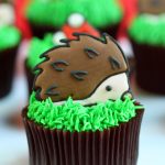 hedgehog cupcake