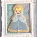 cinderella decorated cookie