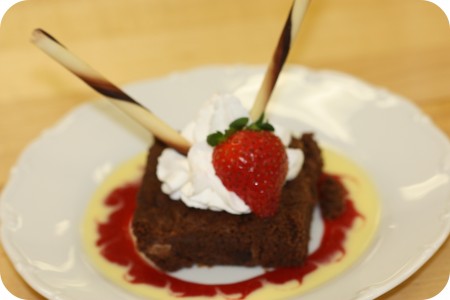 plated-dessert-brownie-whip-cream-strawberry-chocolate-cigarellos-450x300