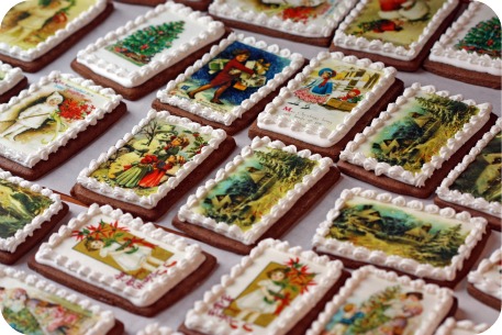 Christmas Cookies with Edible Wafer Paper (Photo Cookies)