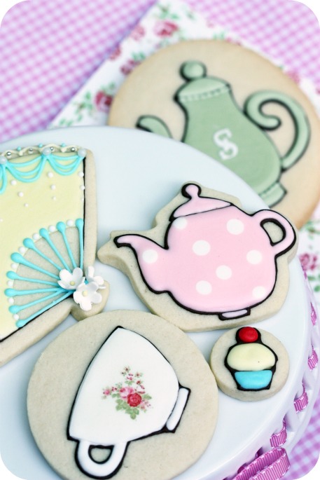 Tea Party Decorated Cookies | Sweetopia