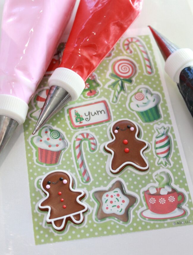 Marbled Christmas Ornament Cookies | Sweetopia