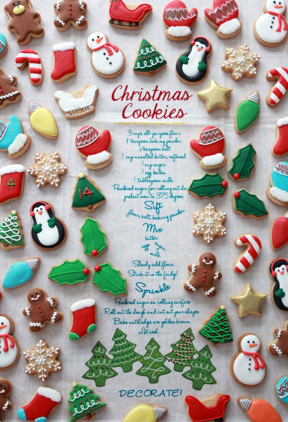 Mini Advent Calendar Cookies | Sweetopia