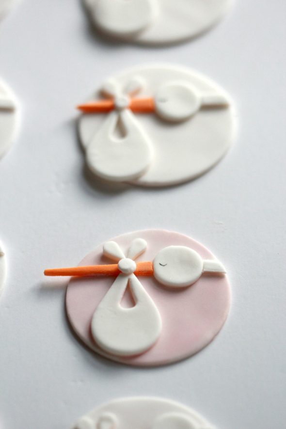 Stork Cupcake Toppers