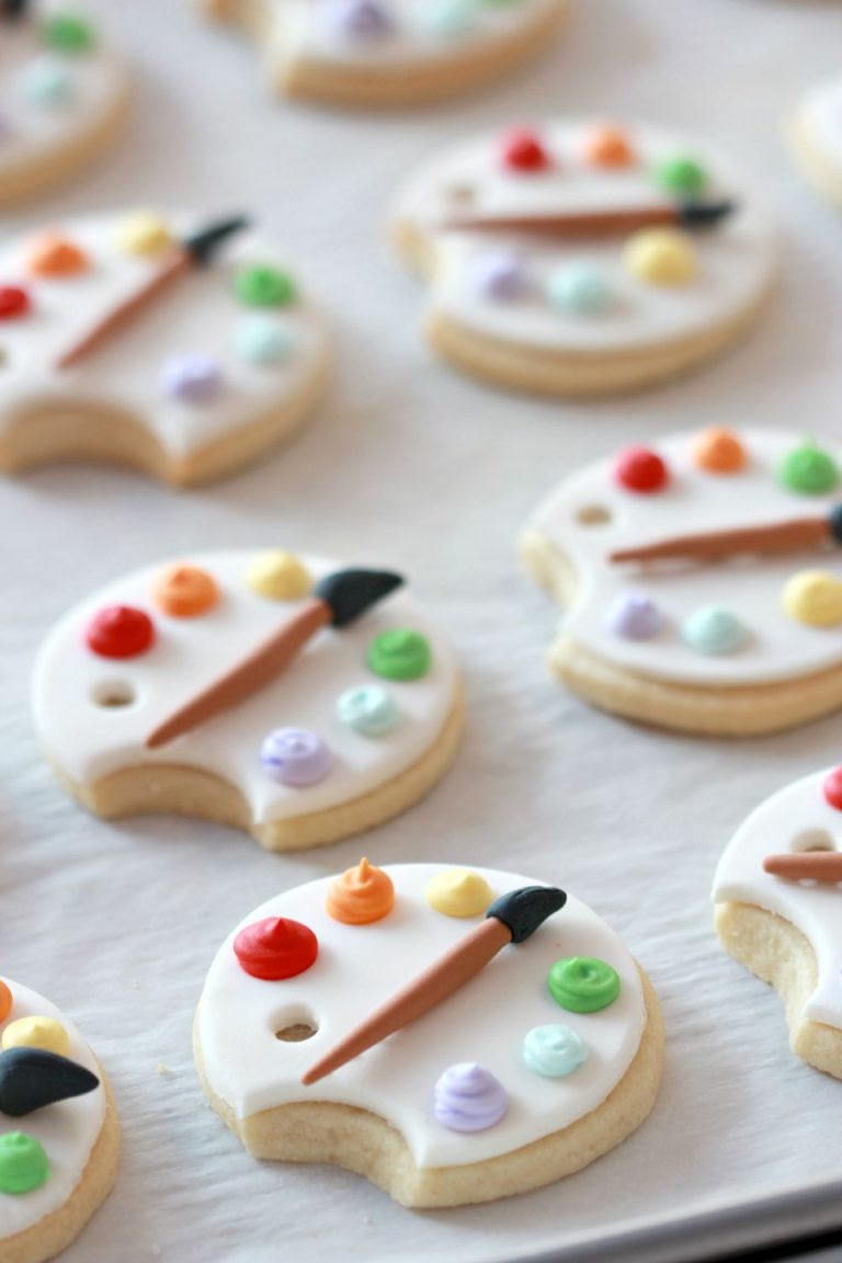Fondant Art Palette Cookies On Sweetopia 768x1152 