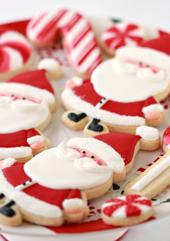 Santa Cookie How To