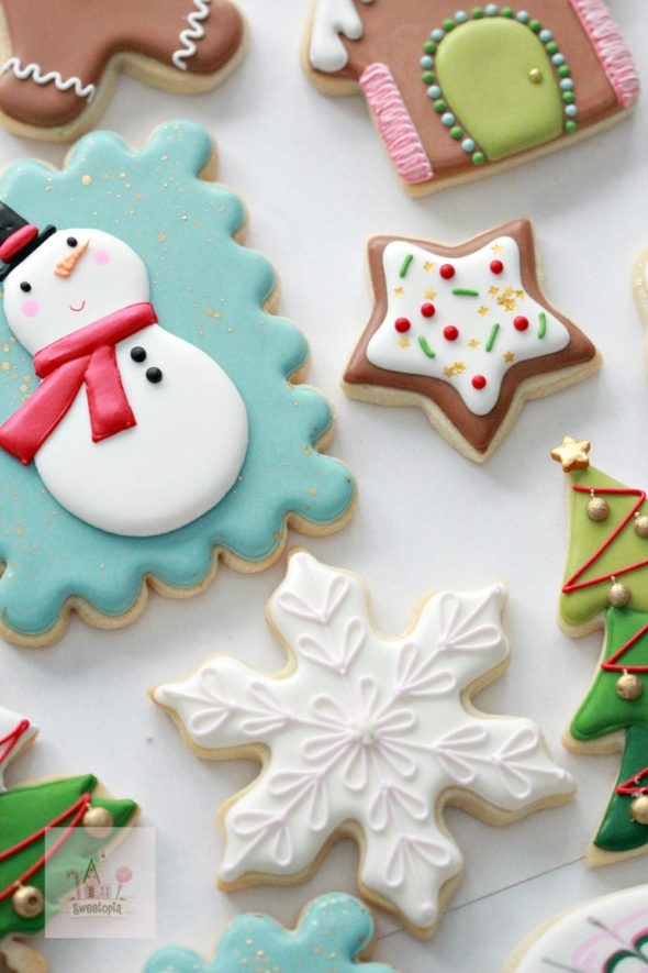 Cute Christmas Decorated Cookies