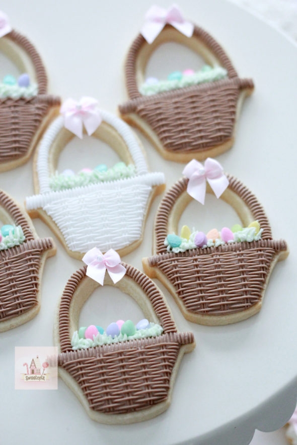 Basket Decorated Cookies