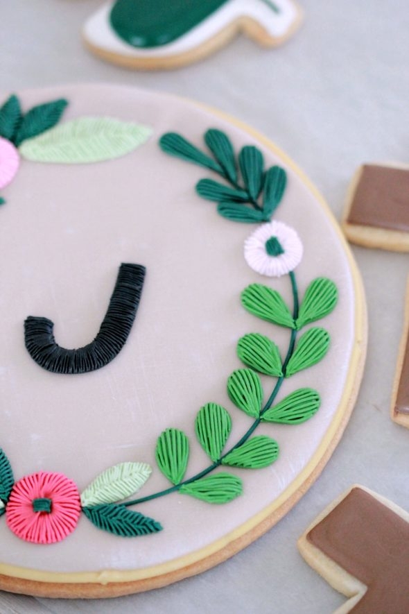 Embroidery Cookie