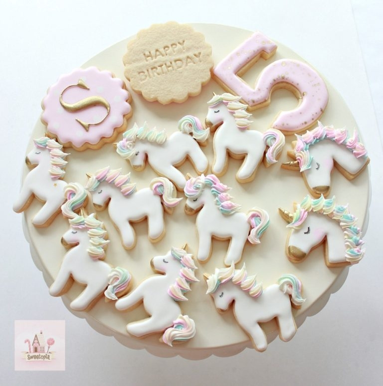 Video How To Decorate Simple Unicorn Cookies Sweetopia 4737