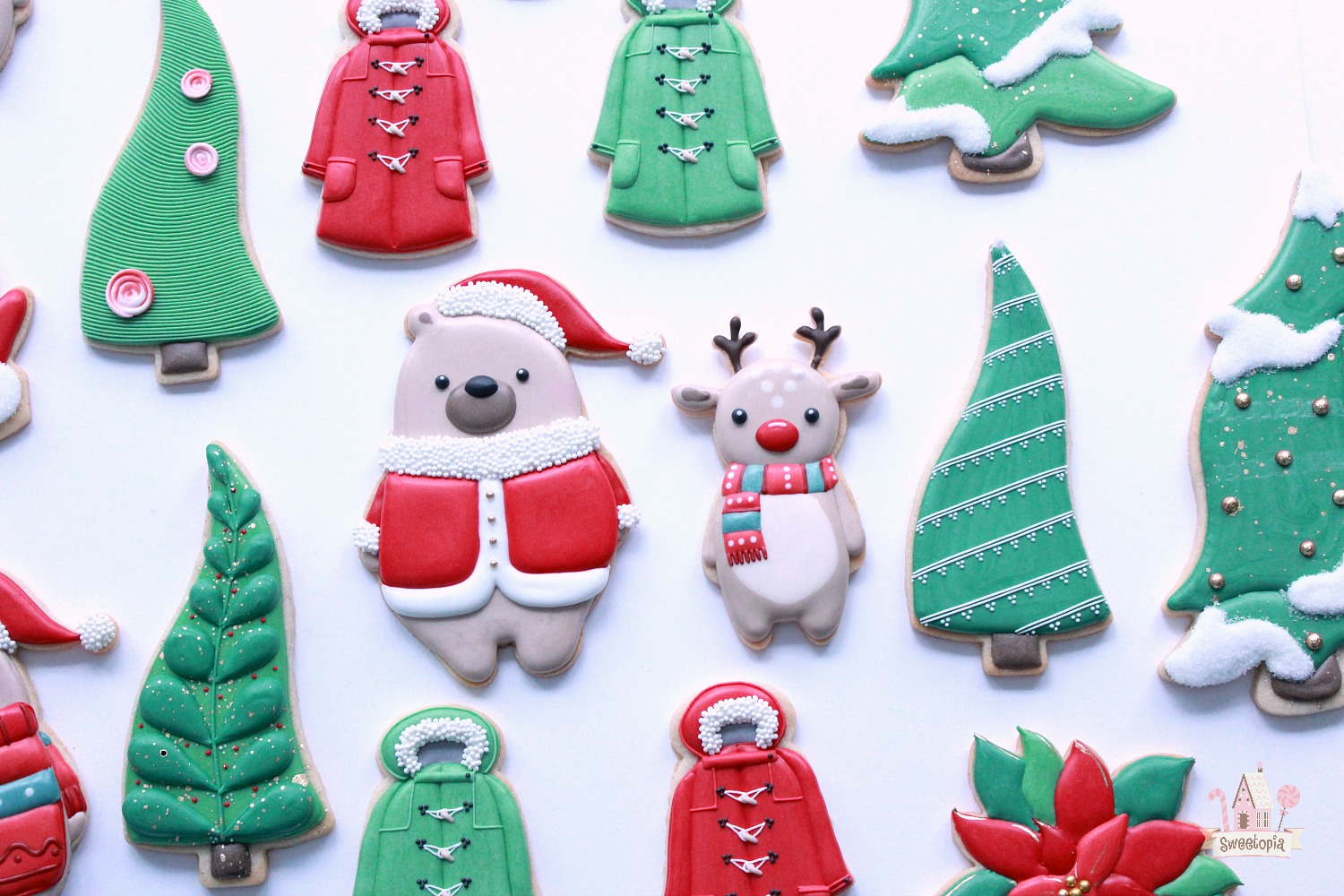 Favorite Christmas Food Gel Colors for Royal Icing | Sweetopia