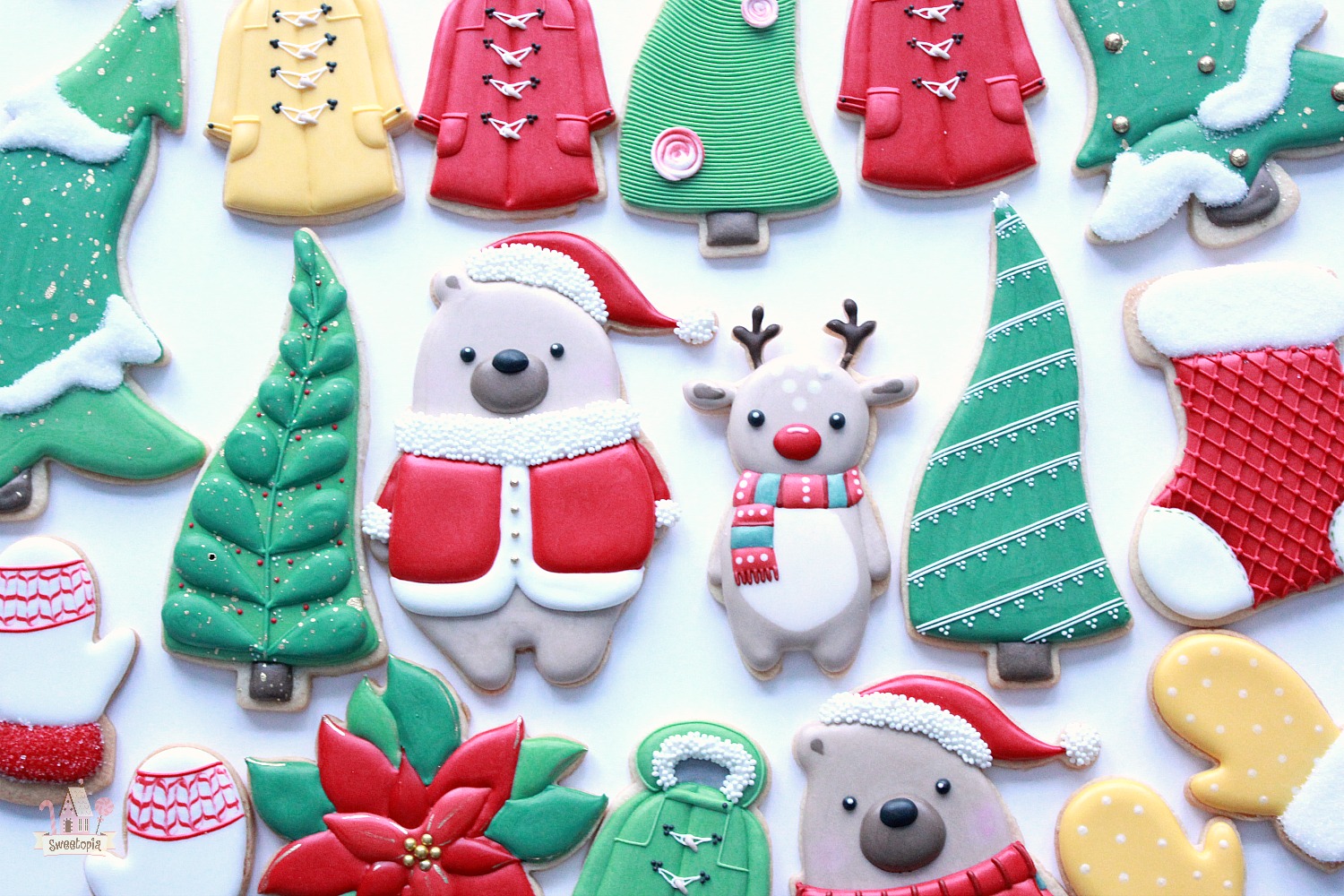 Favorite Christmas Food Gel Colors for Royal Icing | Sweetopia