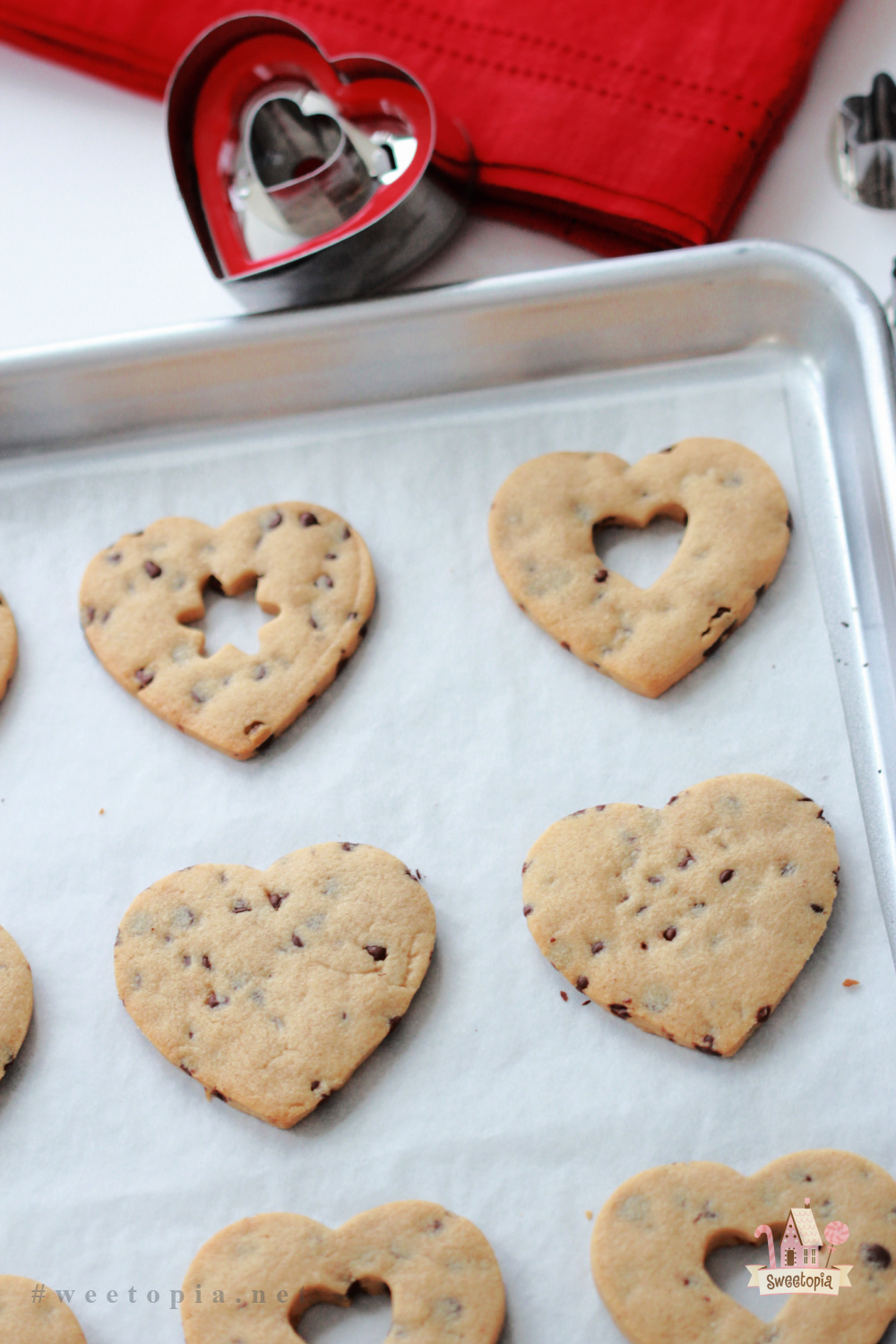 Peanut Butter Chocolate Cut Out Cookie Recipe | Sweetopia