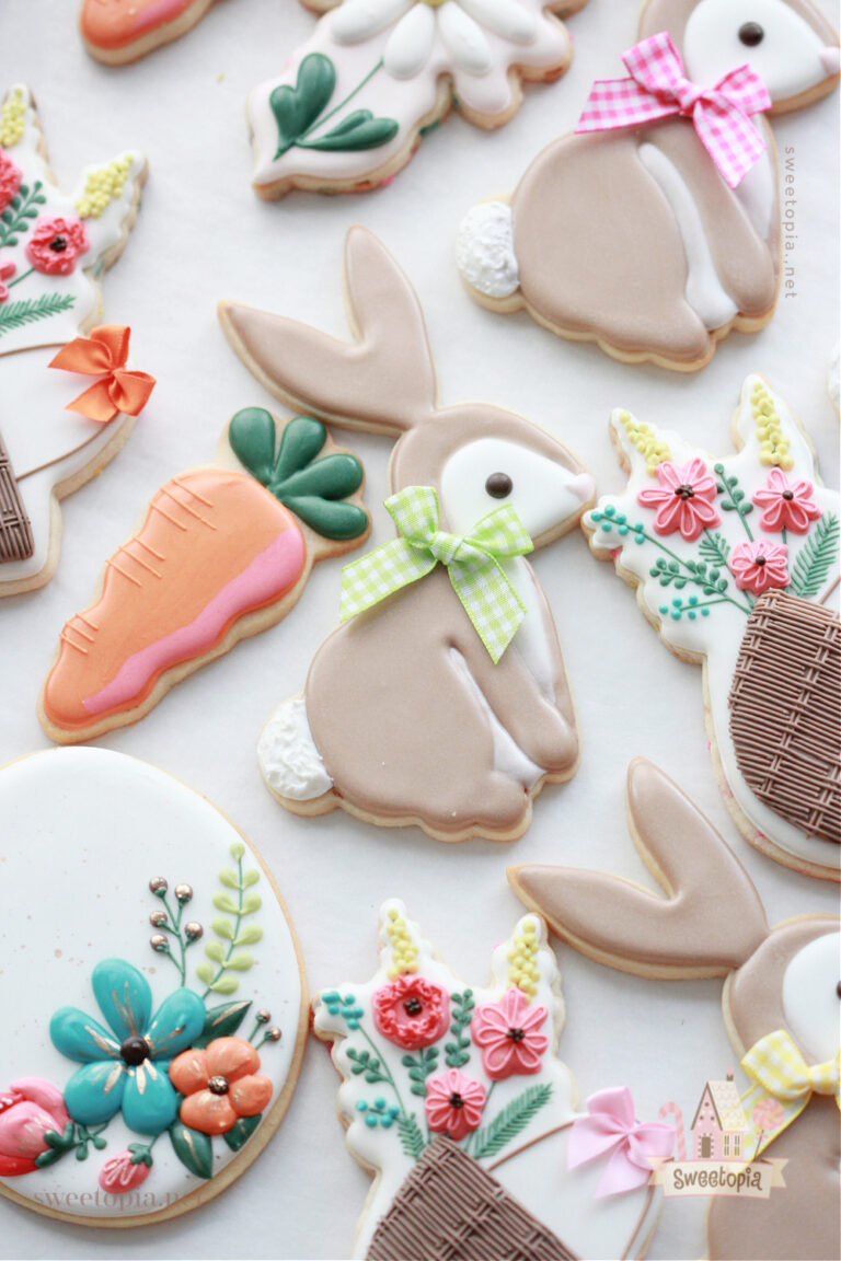 (Video) Decorating Easter or Spring Cookies with Royal Icing | Sweetopia