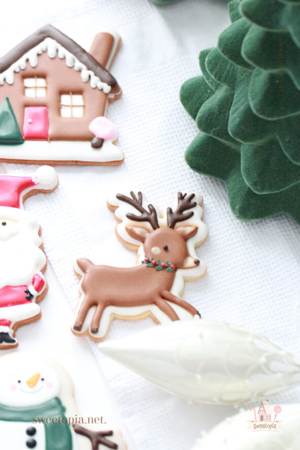 Cookies decorated with royal icing