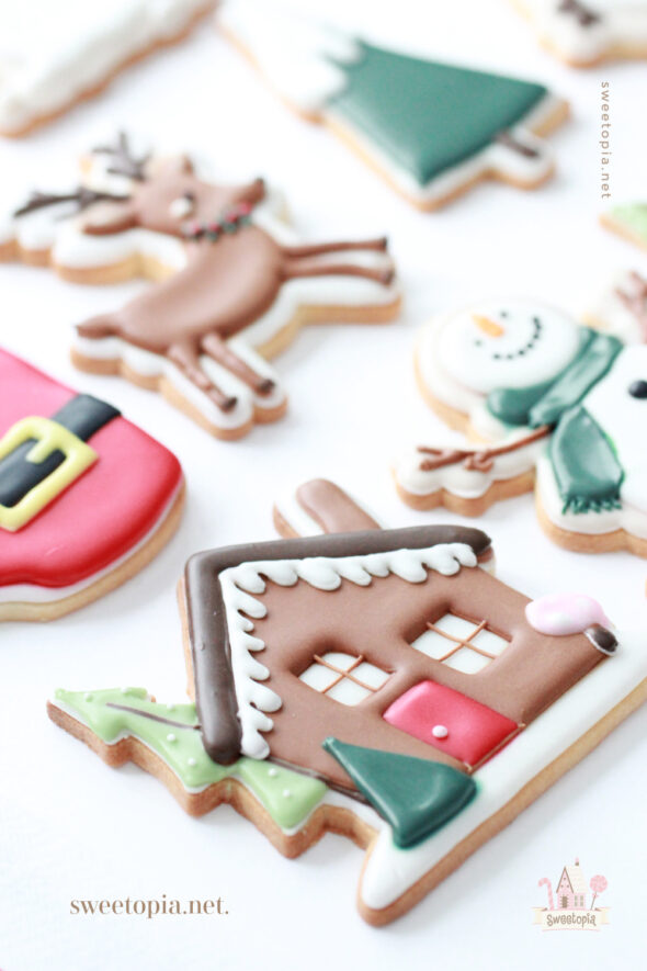 decorated christmas cookies sweetopia